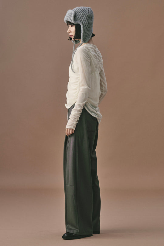 BICOLOR BELT JERSEY PANTS　バイカラーベルトジャージーパンツ