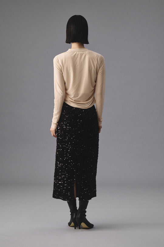 ~10/31 販売終了  SIDE GATHERED CROPPED CUT 2P サイドギャザークロップドカット2P