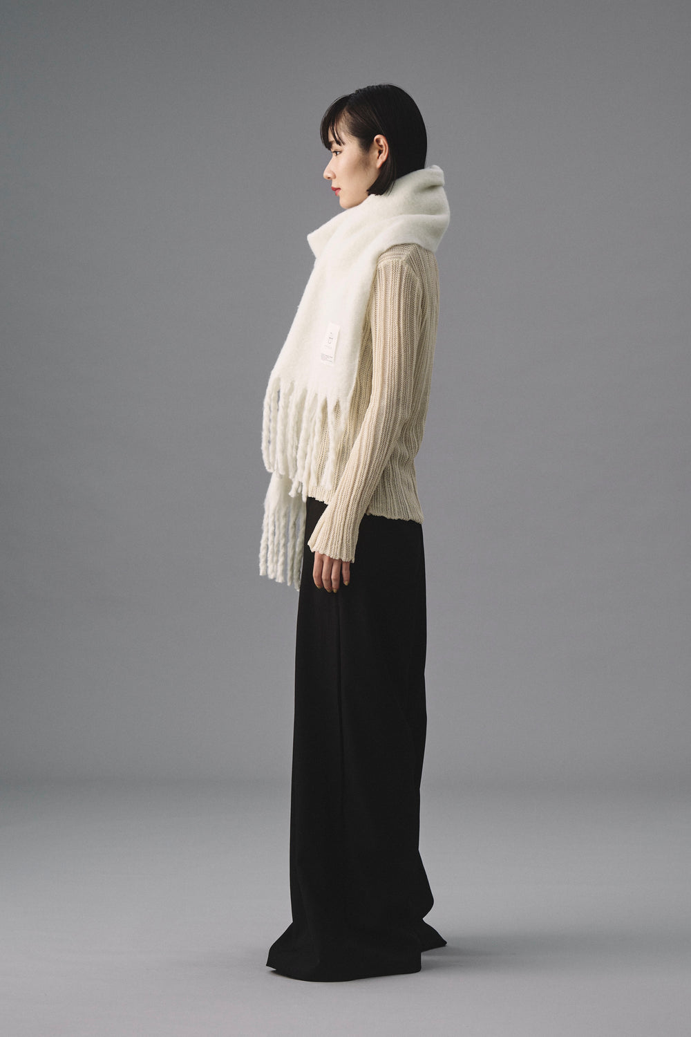 BRUSHED SHAGGY KNIT MUFFLER ブラッシュシャギーニットマフラー