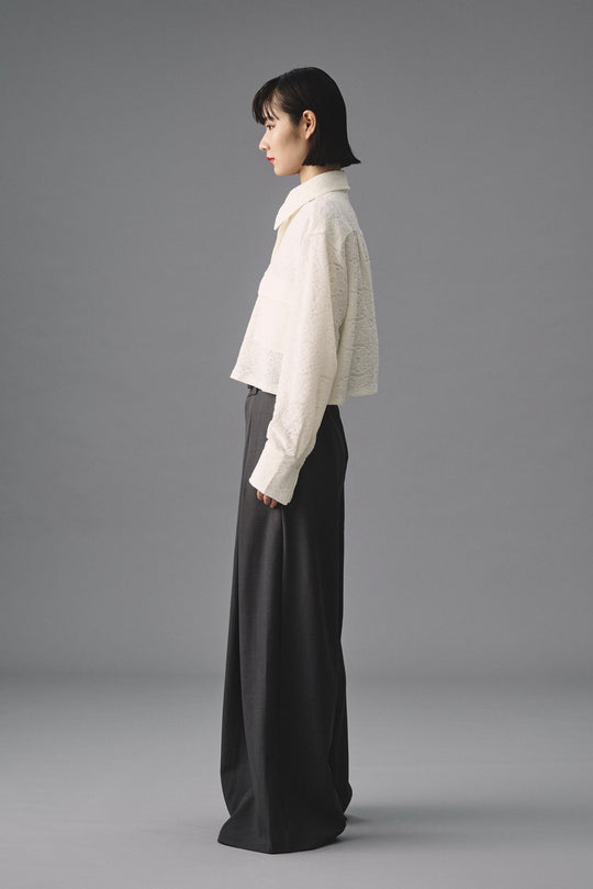 ~10/31 販売終了 BELTED TUCK WIDE PANTS ベルトツキタックワイドパンツ