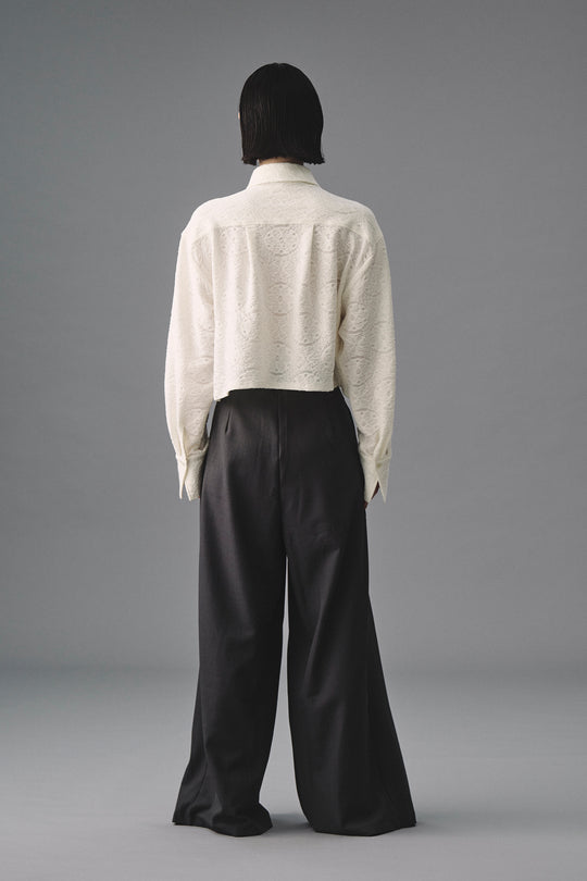 ~10/31 販売終了 BELTED TUCK WIDE PANTS ベルトツキタックワイドパンツ