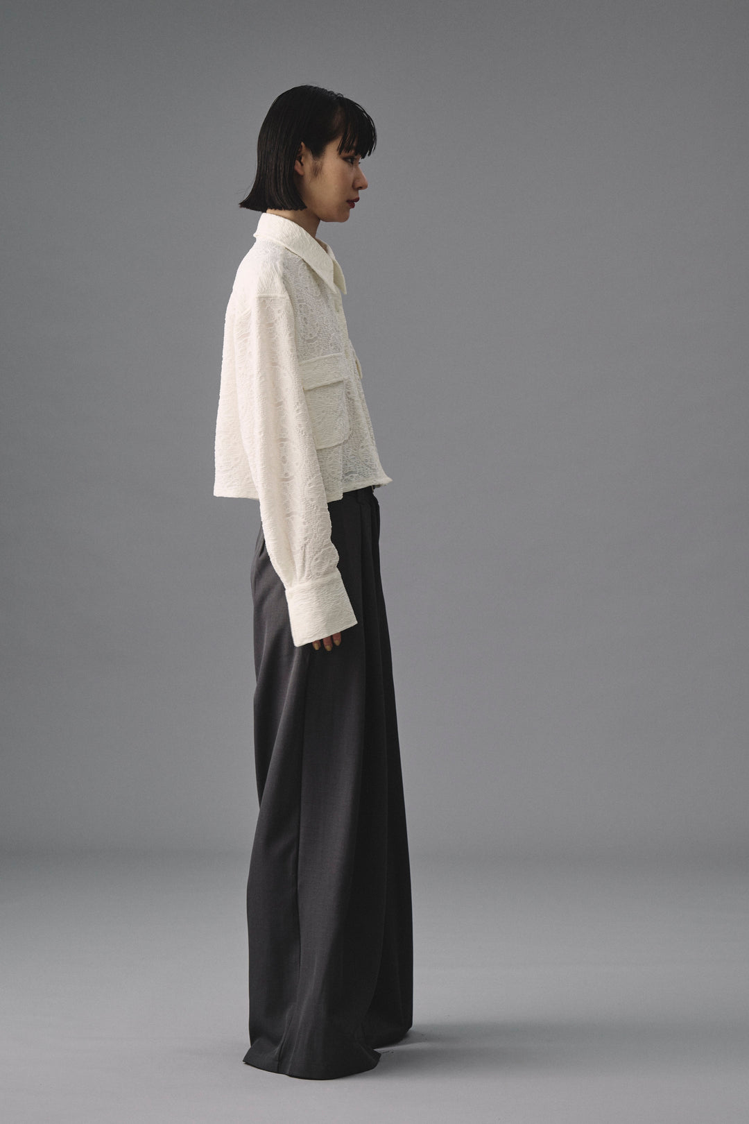 ~10/31 販売終了 BELTED TUCK WIDE PANTS ベルトツキタックワイドパンツ