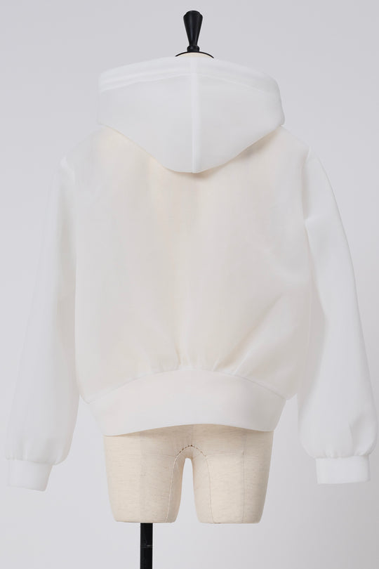 SHEER DOUBLE FACE HOODIEシアーダブルフェイスフーディー