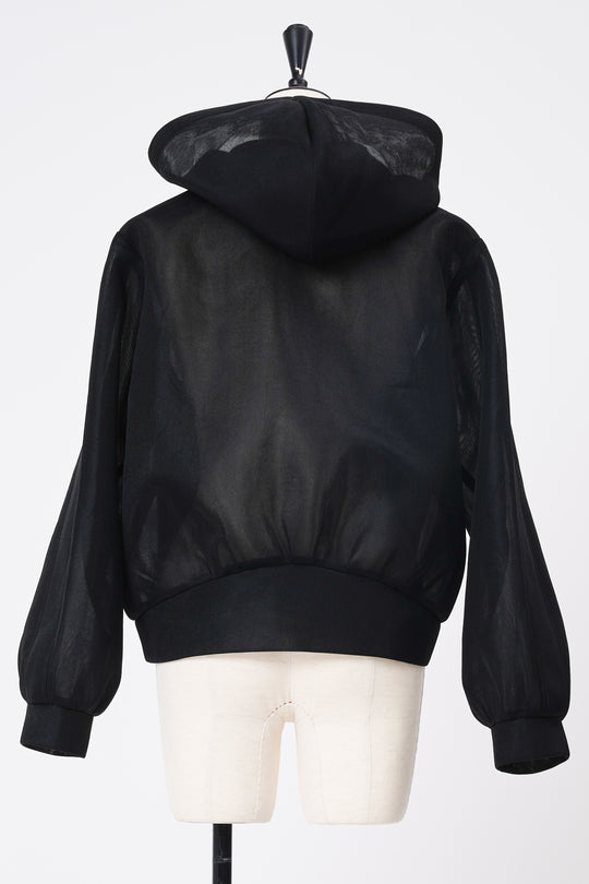 SHEER DOUBLE FACE HOODIEシアーダブルフェイスフーディー