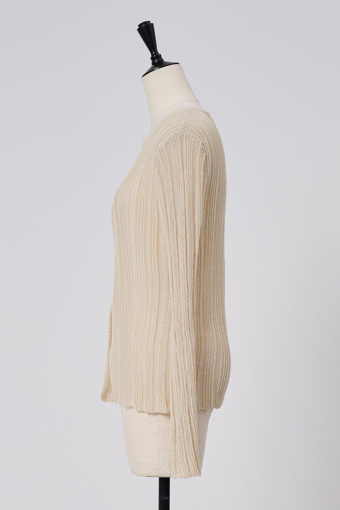 ~10/31 販売終了 FRONT SLIT RIB KNIT　フロントスリットリブニット