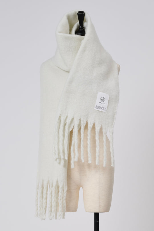 ~10/31 販売終了 BRUSHED SHAGGY KNIT MUFFLER ブラッシュシャギーニットマフラー