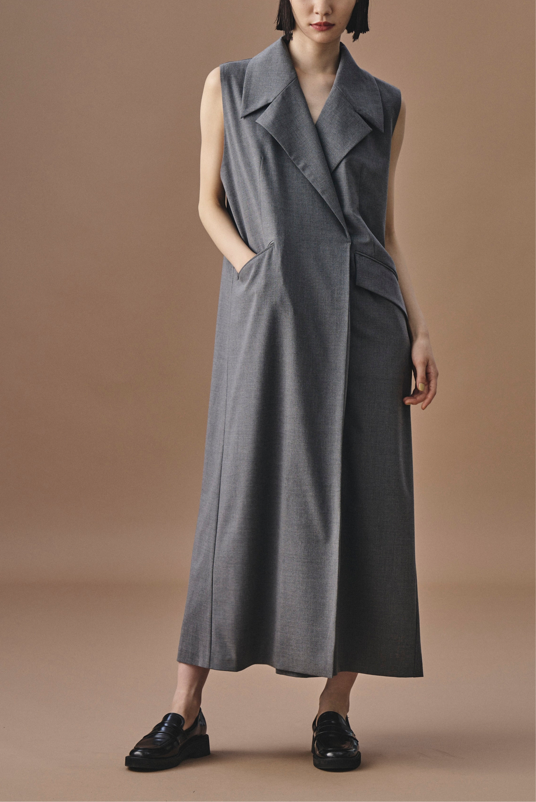 LONG GILET DRESS ロングジレドレス